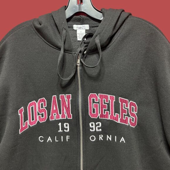 Rue 21 - Men's Long Sleeve Hooded Sweatshirt - Black - Medium - Picture 11 of 14